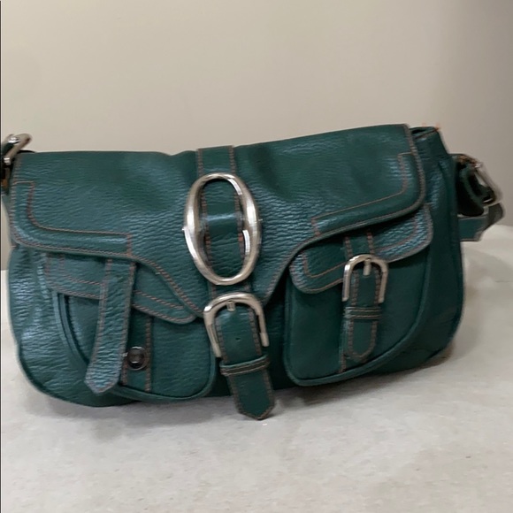 BCBG MAX AZRIA Vintage Pebbled Leather Bag - Picture 4 of 11